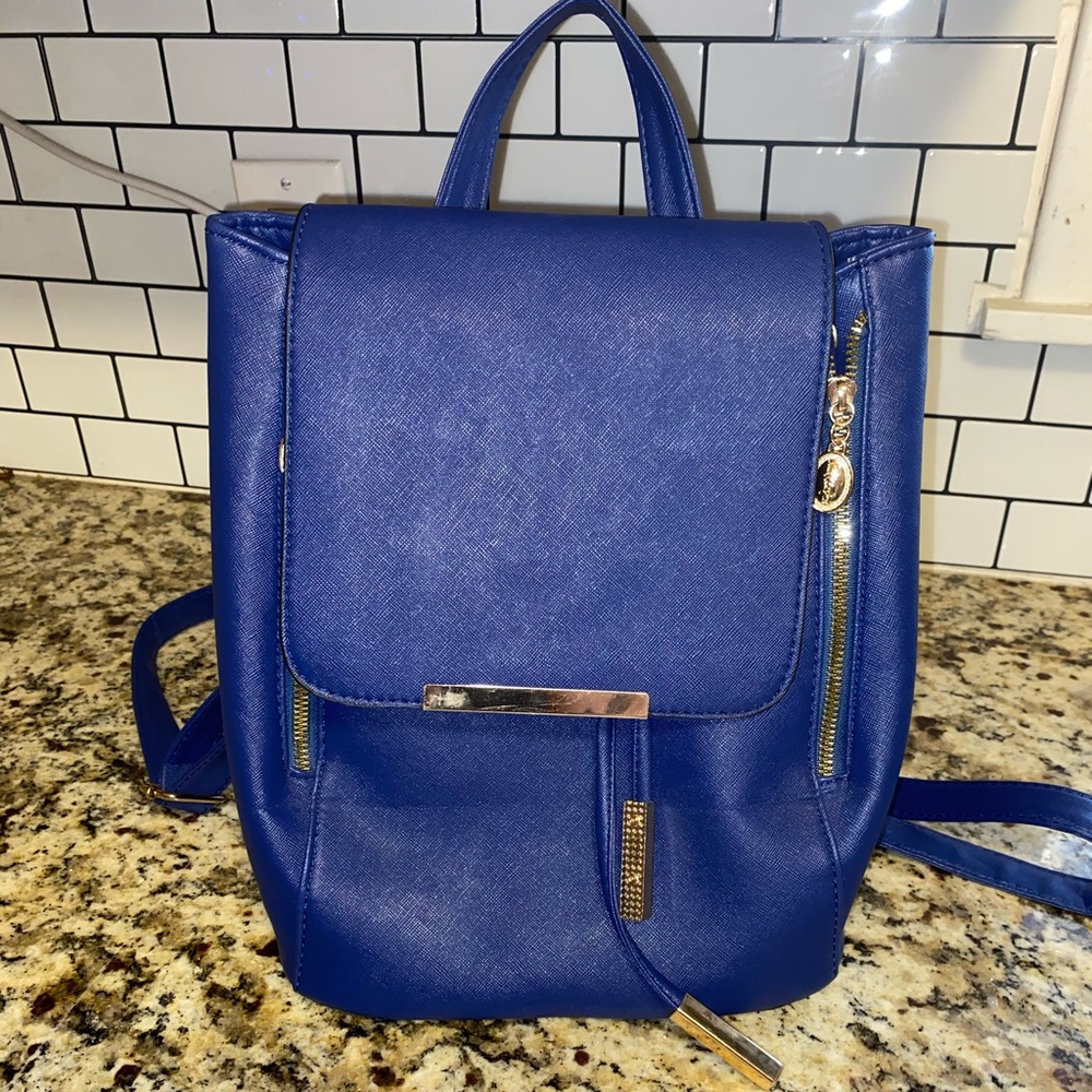 Blue Backpack Purse 💙